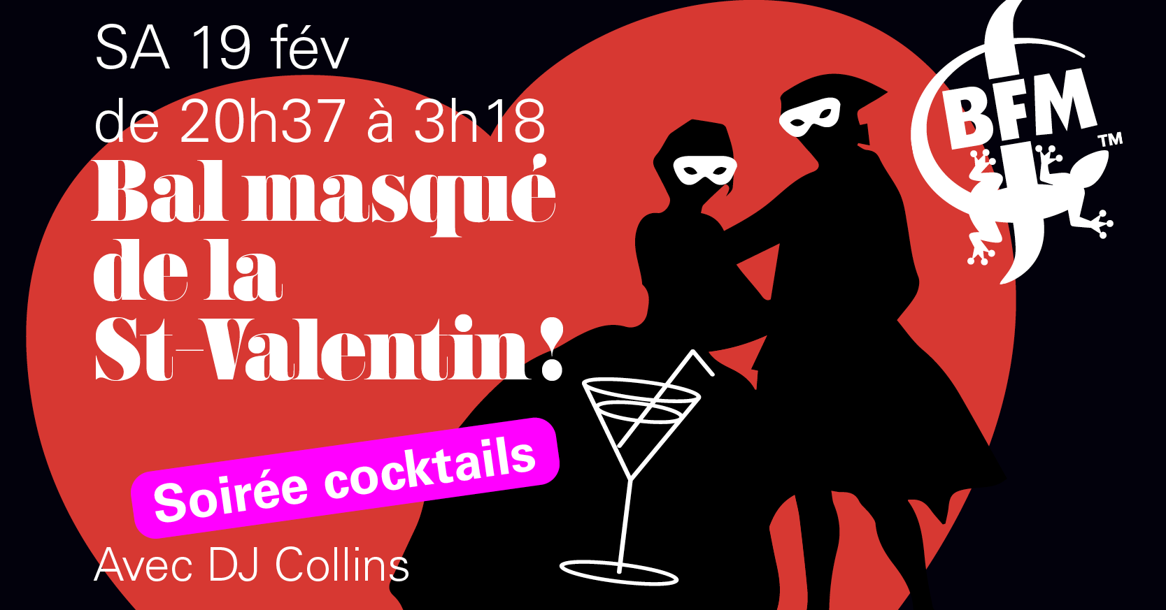 Bal masqué de la St-Valentin !