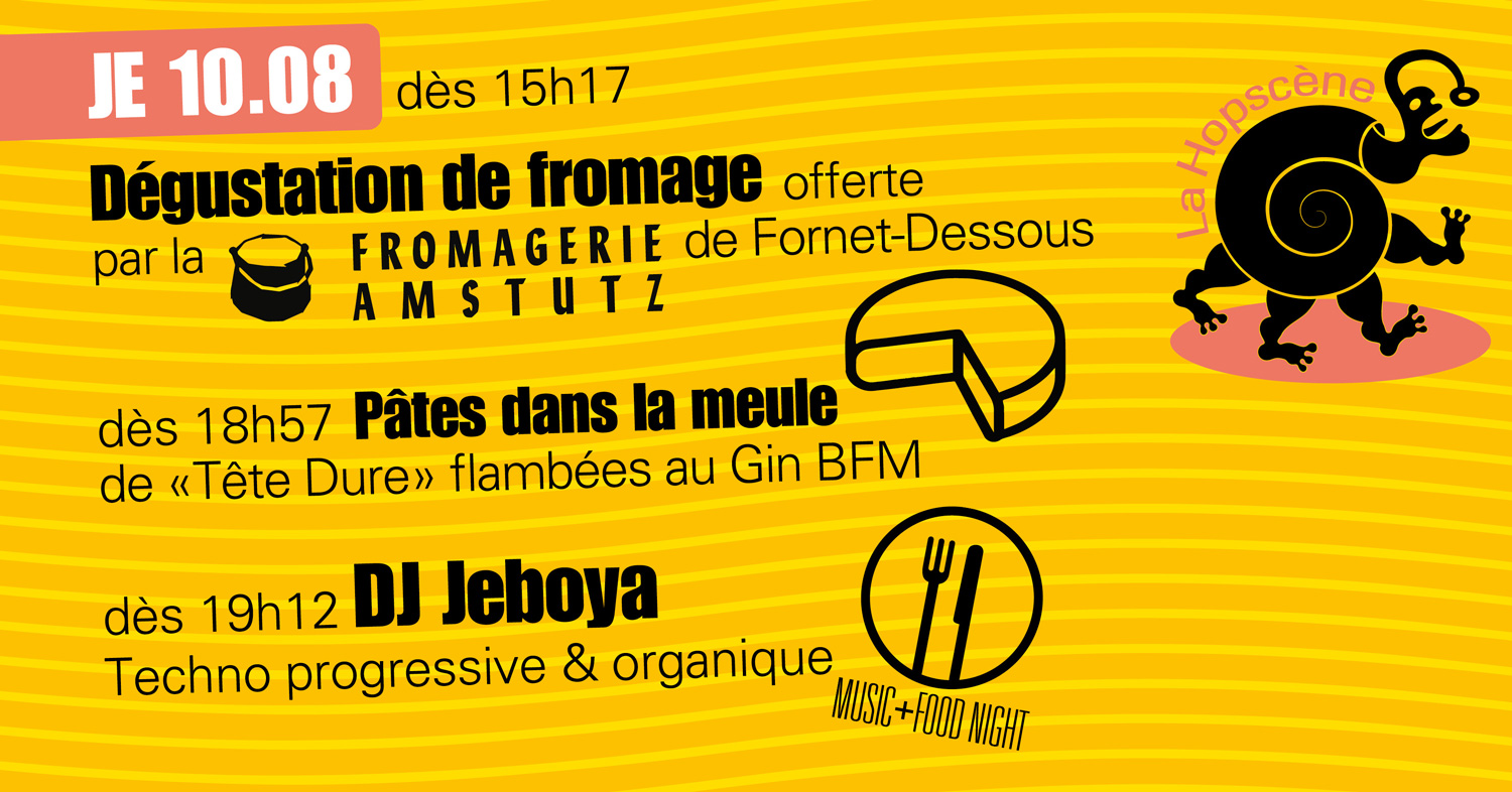 Hopscene Dégustation de fromage + DJ Deboya