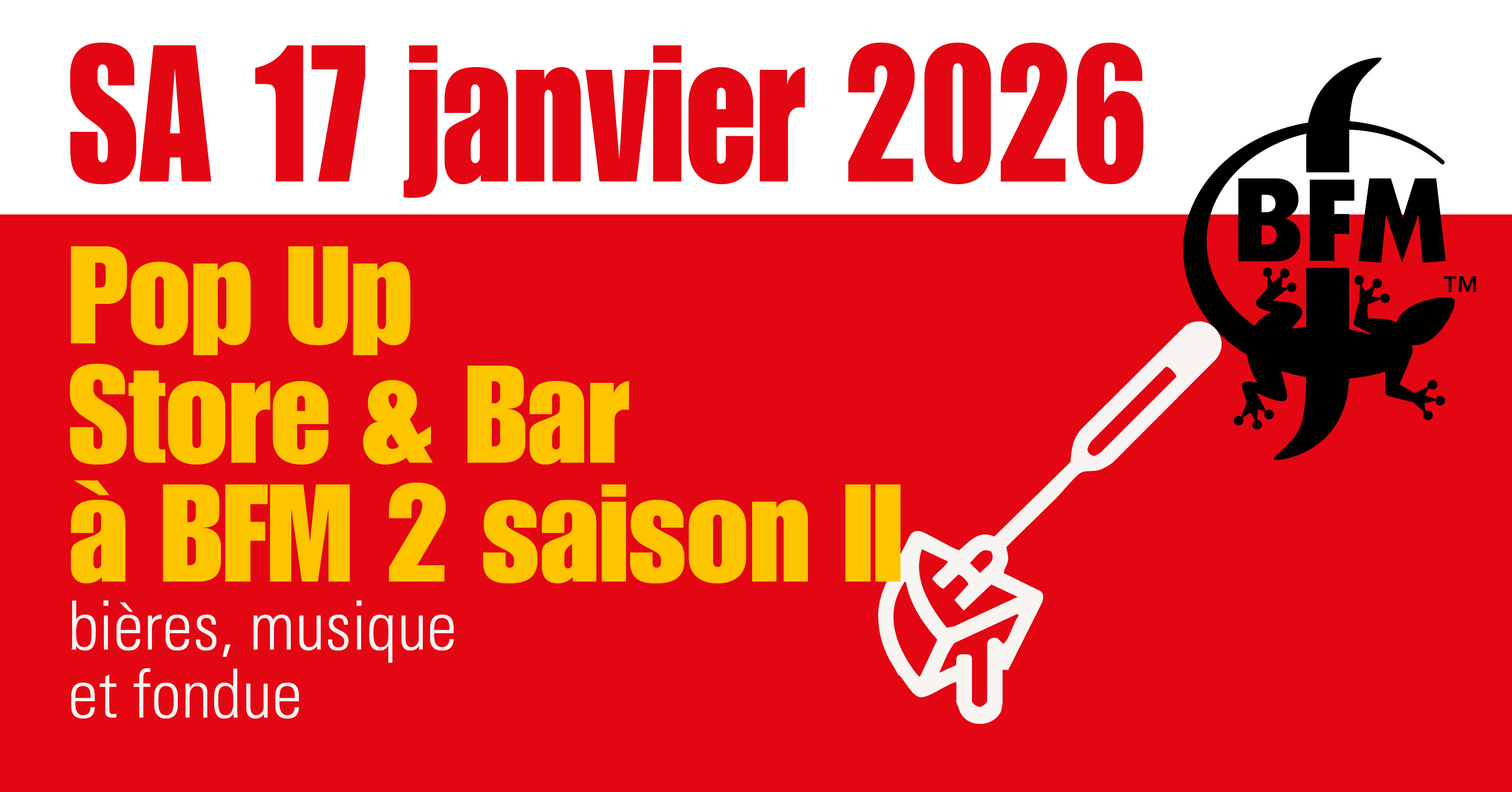 Pop Up Store & Bar à BFM 2 saison II