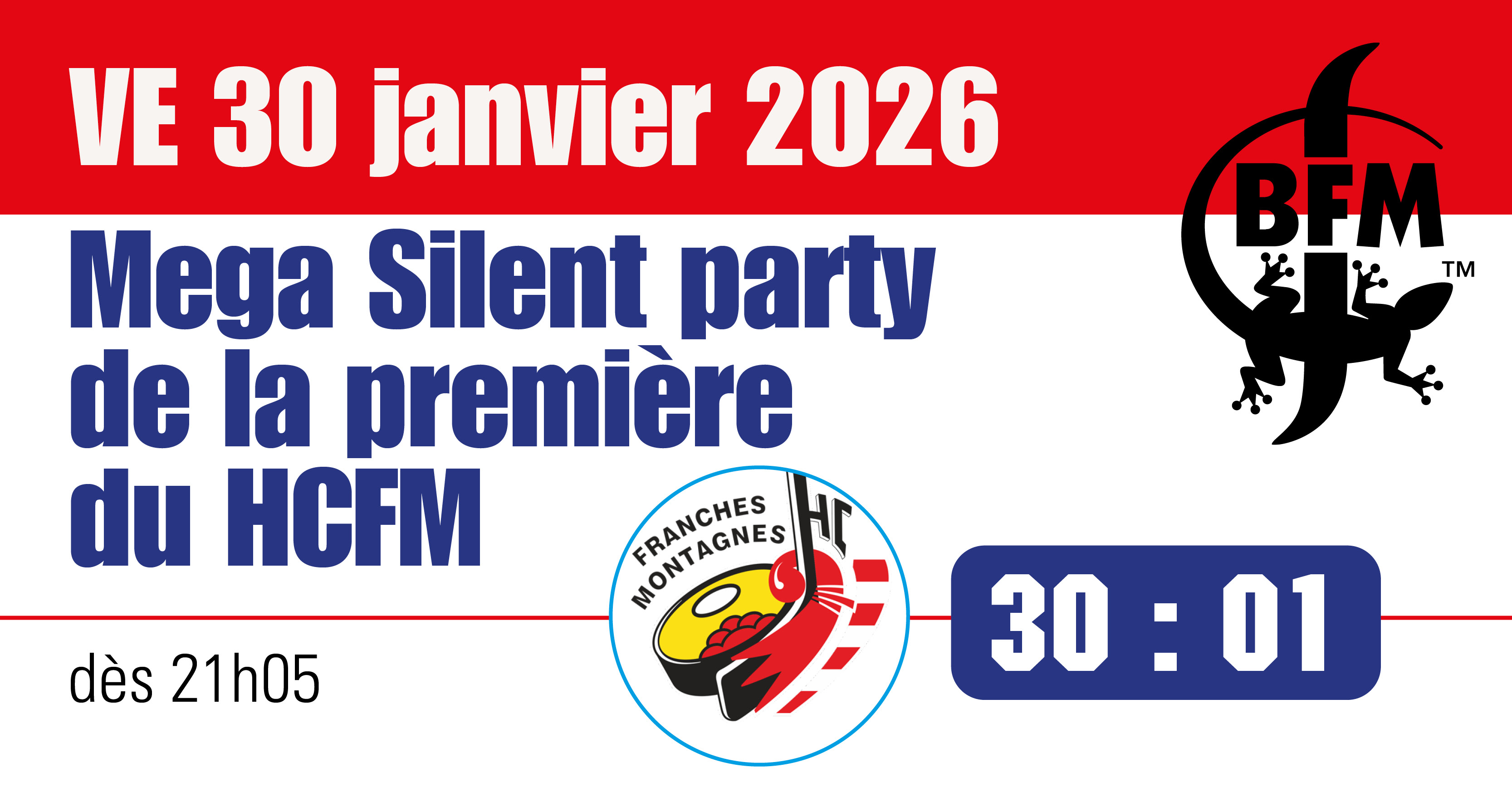 Mega Silent party du HCFM