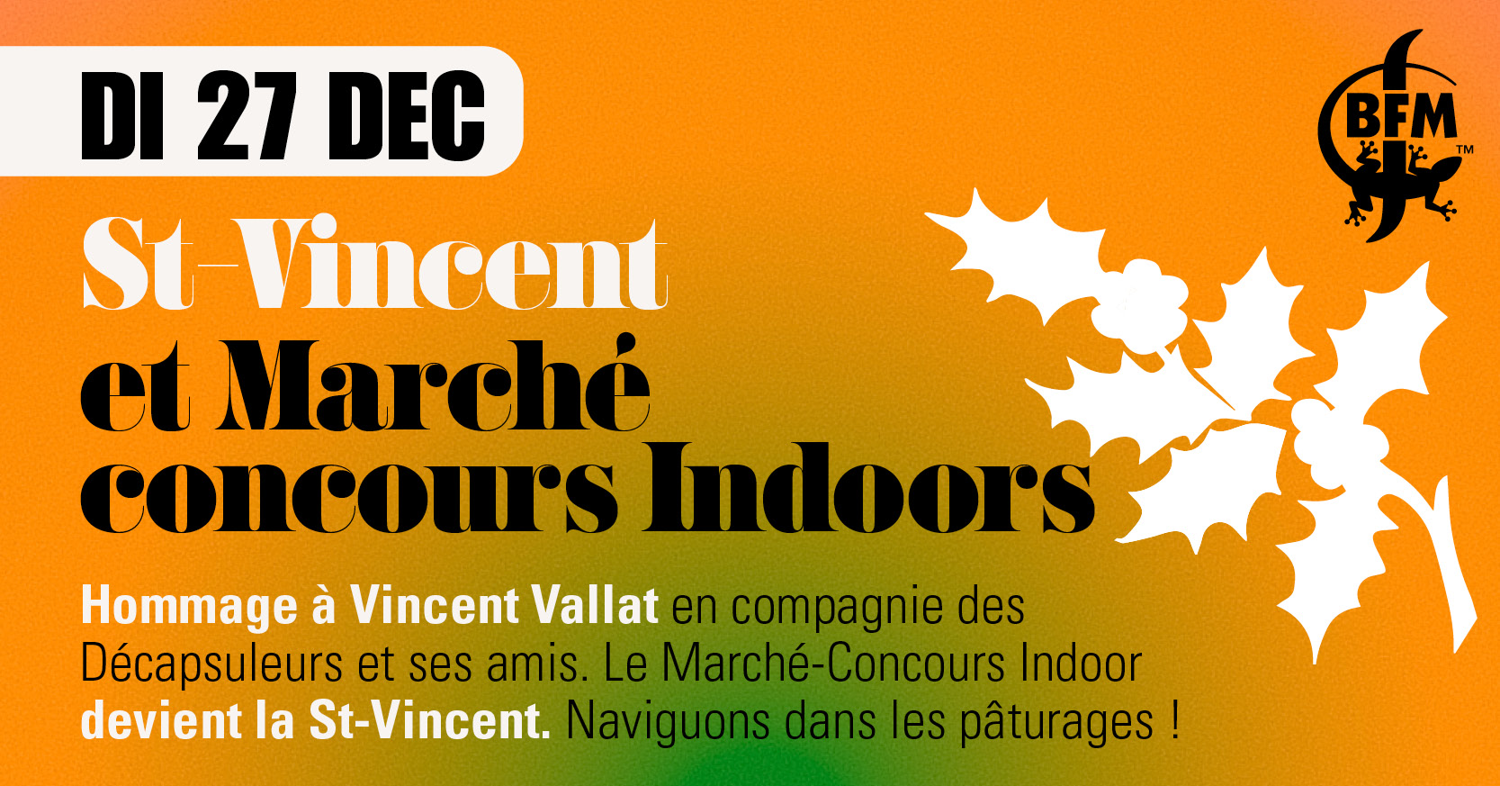 St-Vincent et Marché concours Indoors